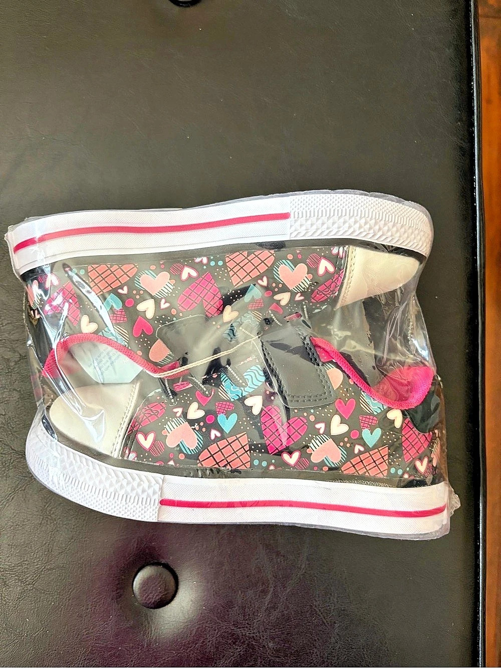Girls US 13 Patterned Sneakers NWT
